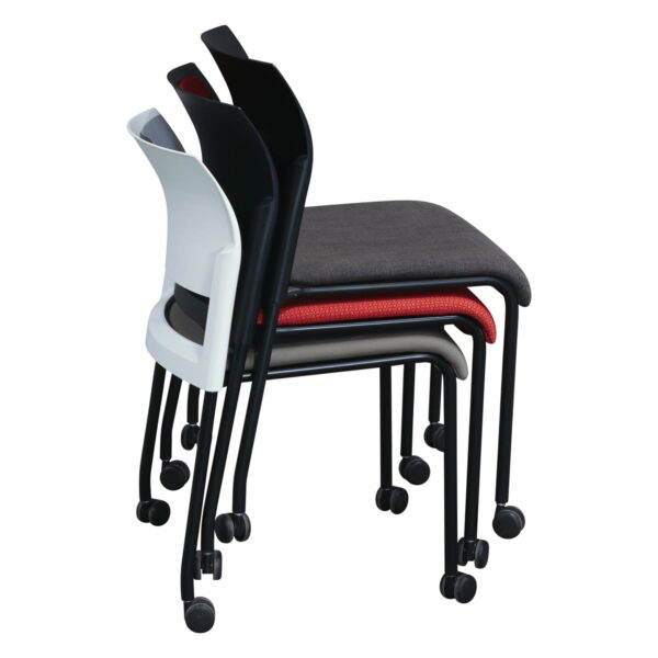 Steelcase Move Used Mobile Stack Chair, Lime Green National Office