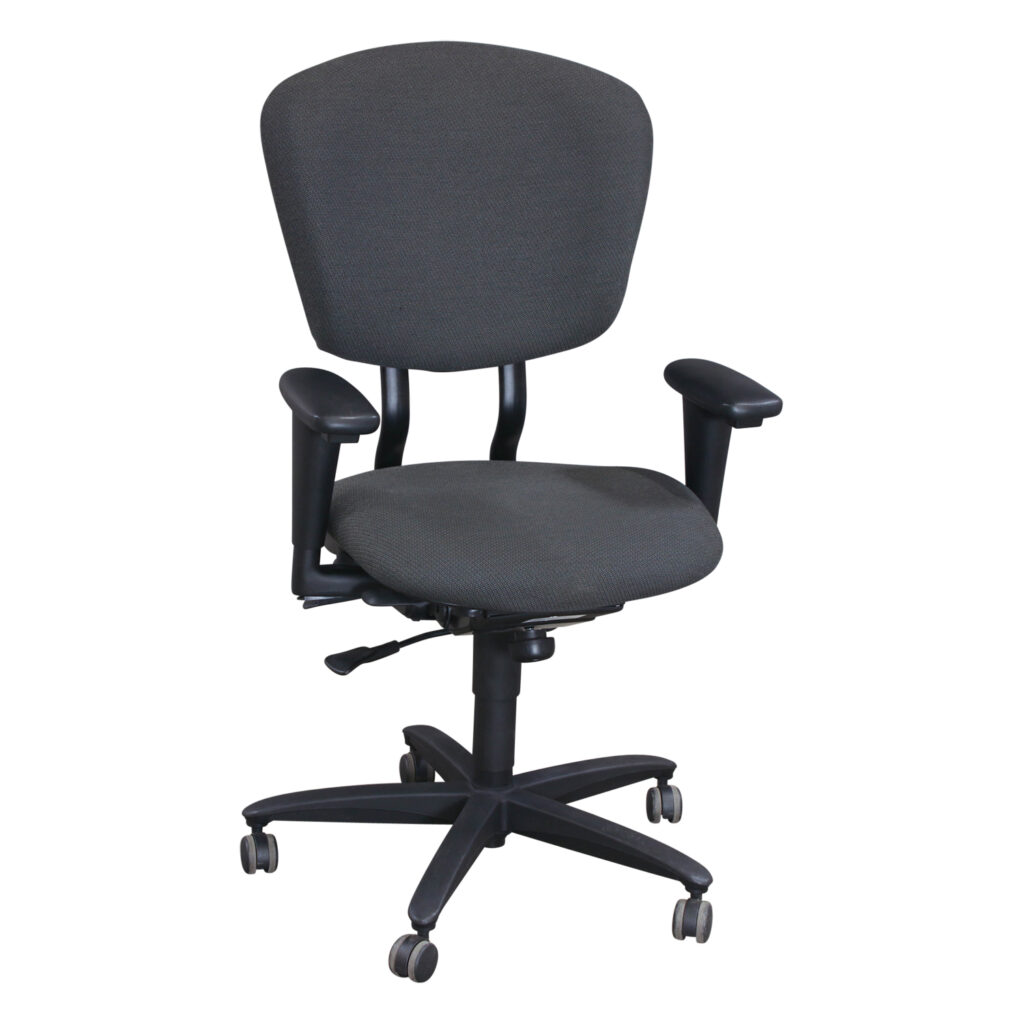 Haworth Improv HE Series Used Task Chair, Charcoal - National Office