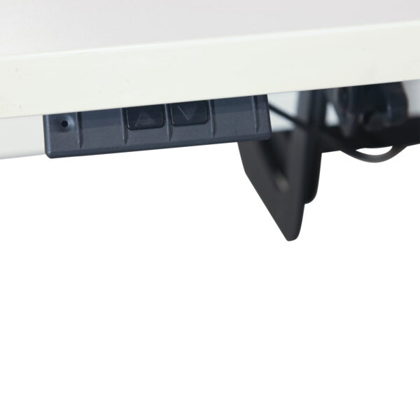 Knoll Used 30x47 Electric Height Split Top Desk, White National