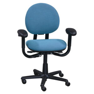 Steelcase Criterion Series Used Mid Back Task Chair, Jewel Blue