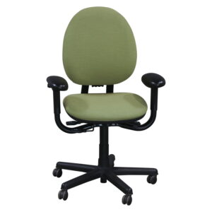 Steelcase Criterion Used High Back Task Chair, Sorrel Green