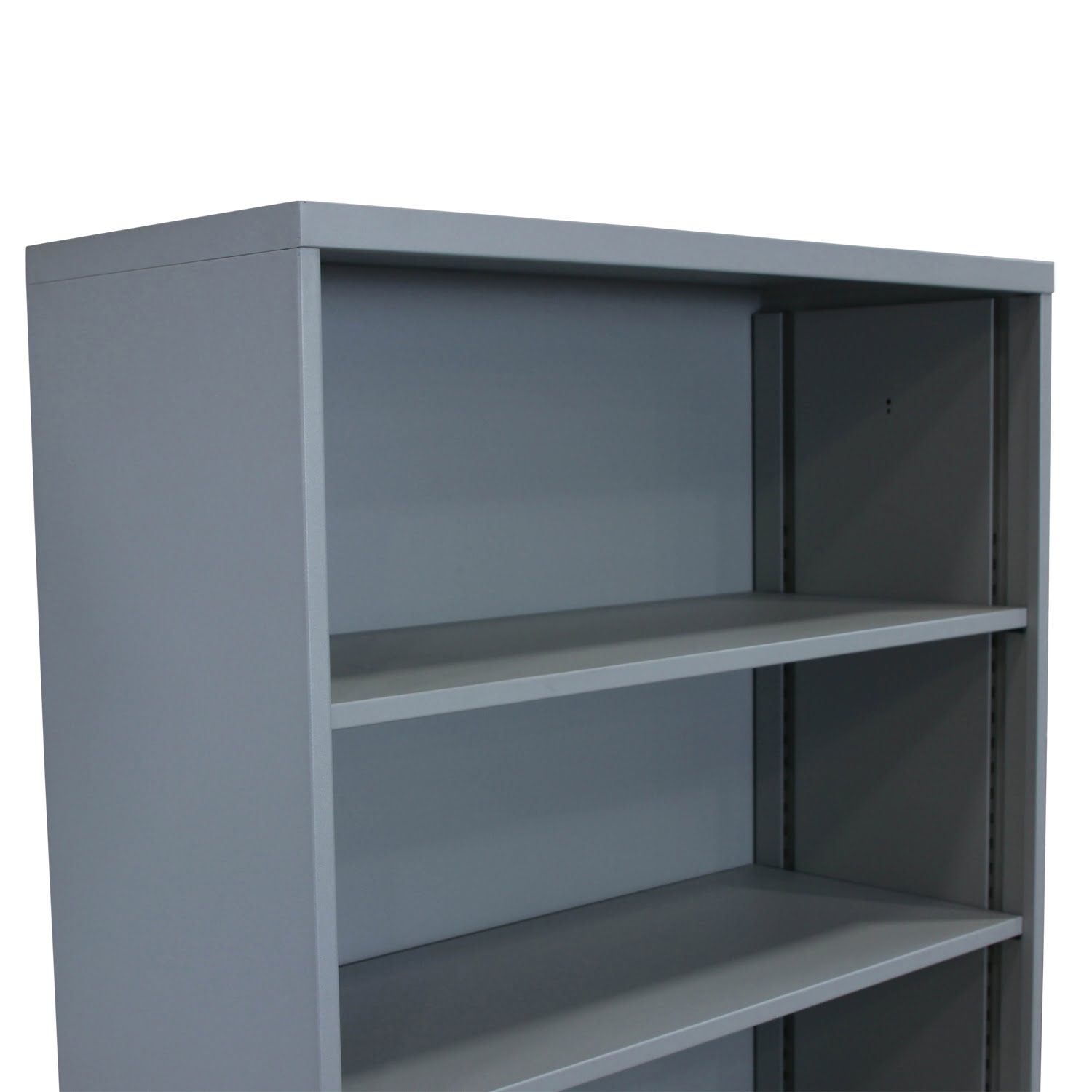 Teknion Used 65 Inch Metal Bookcase, Gray National Office Interiors