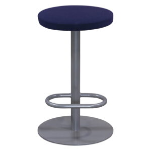 Used Counter Height Stool, Royal Blue