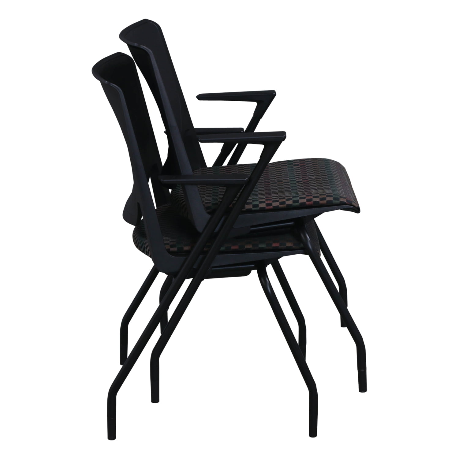 Haworth Very Used Stack Chair, Multicolored National Office