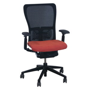 Haworth Zody Mesh Back Used Task Chair, Poppy Orange