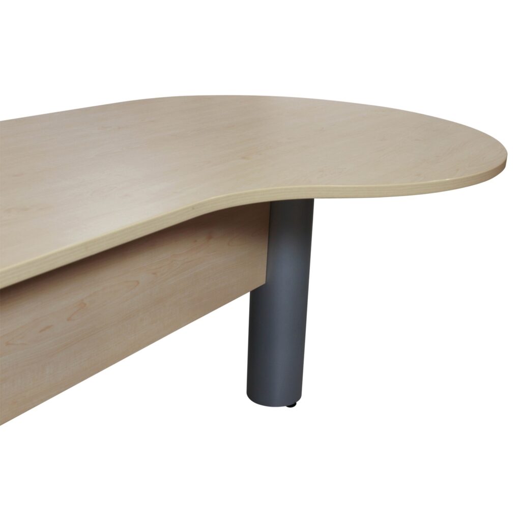 Steelcase Payback Used Laminate Right Return P Top Desk, Maple