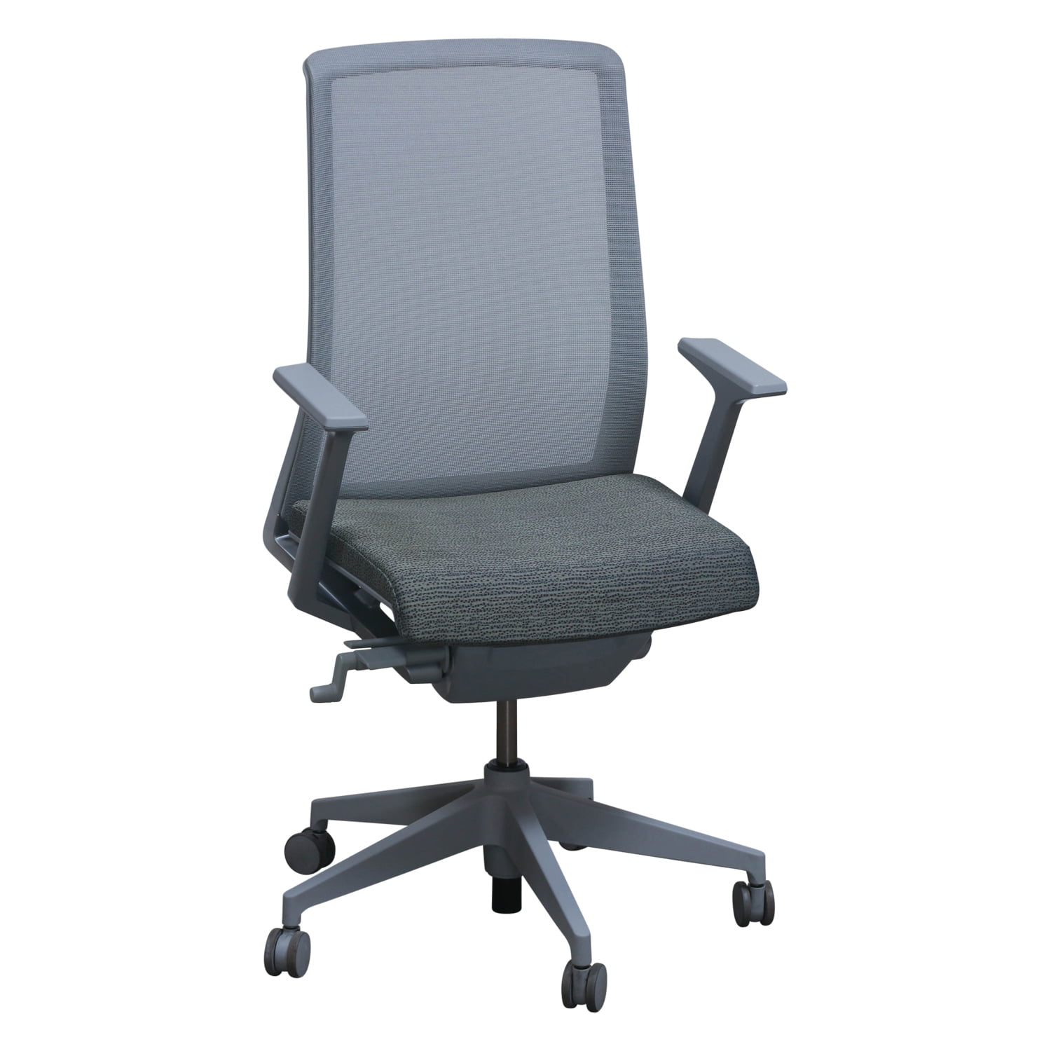 Haworth Very Mesh Conference Chair Used, Tan and Black