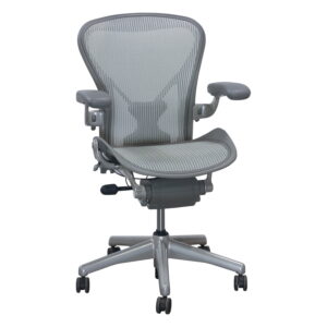 Herman Miller Aeron PostureFit Used Size B Task Chair, Pellicle Quartz