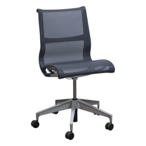Herman Miller Setu Used Armless Mesh Chair, Graphite