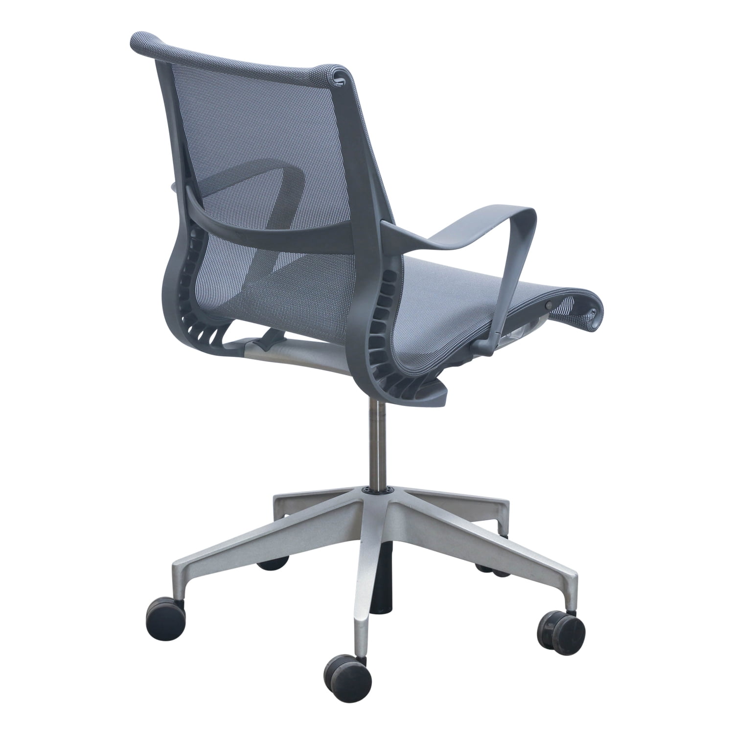 Herman Miller Setu Used Mesh Conference Chair, Gray - National