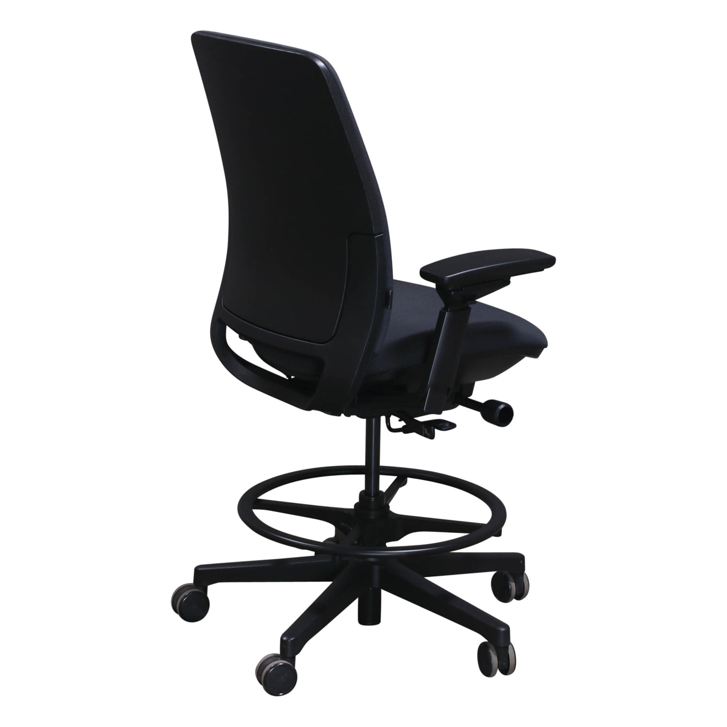 Steelcase Amia Used Task Stool, Midnight National Office Interiors
