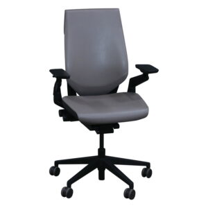 Steelcase Gesture Used Faux Leather Task Chair, Gray