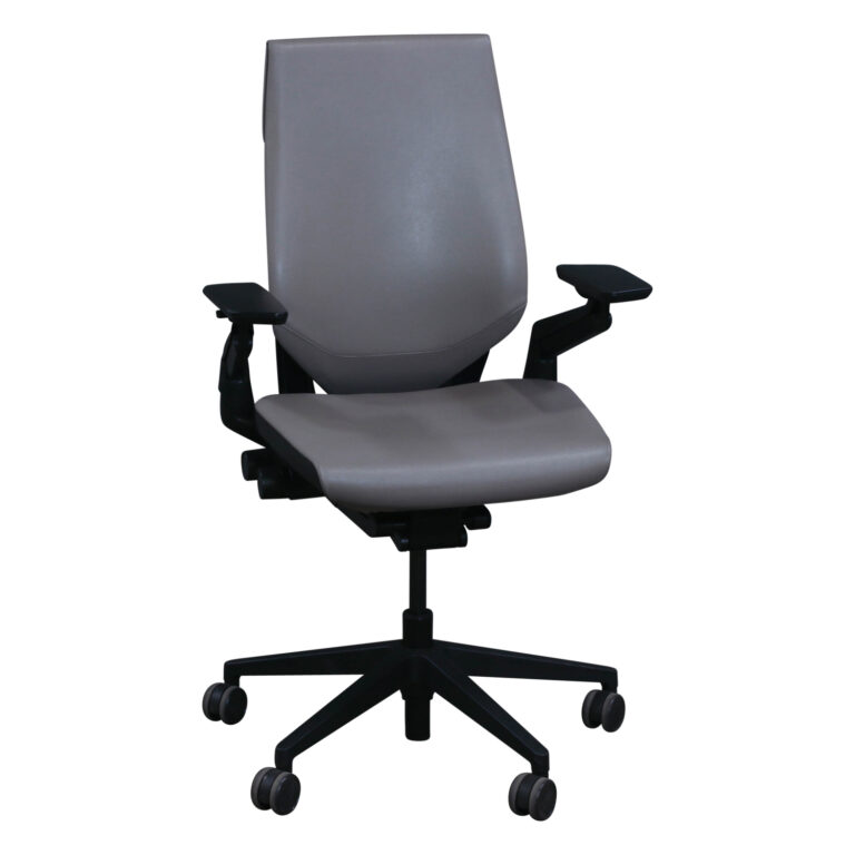 Steelcase Gesture Used Faux Leather Task Chair, Gray - National Office