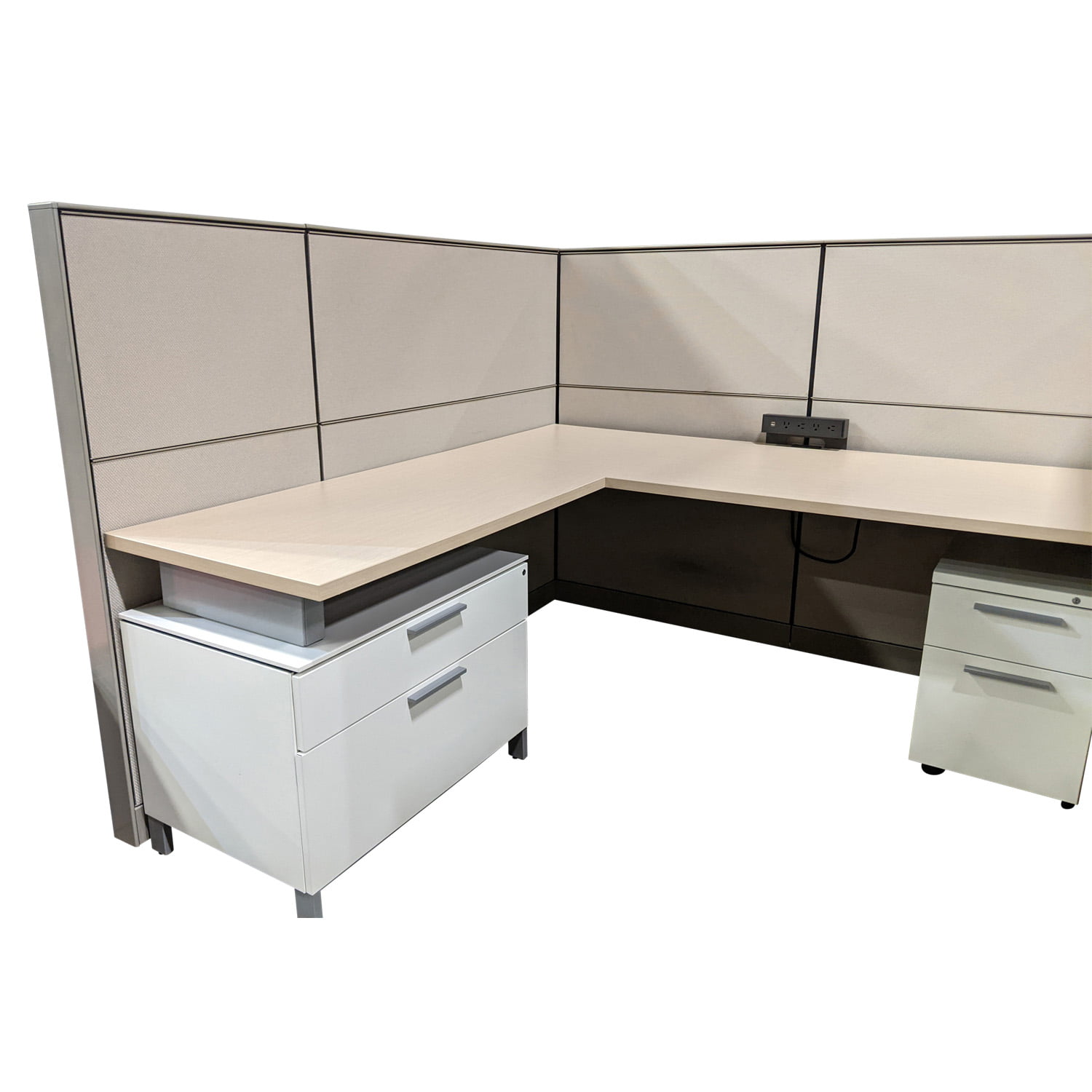 Herman Miller 6x6 Used Canvas Cubicle, Gray - Sold in Pods - National ...