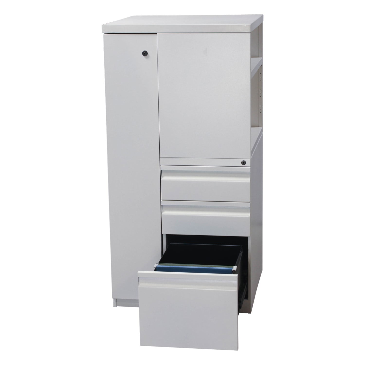 Knoll Left Vertical Used Storage Locker, White National Office