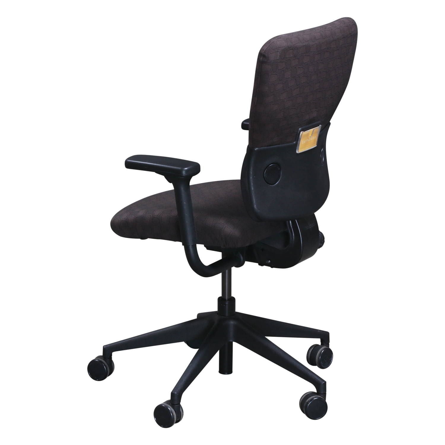 Steelcase Turnstone Let's B Used Task Chair, Brown Pattern National