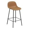 Used Molded Plastic Stool, Golden Brown