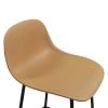 Used Molded Plastic Stool, Golden Brown