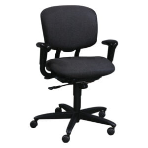 Haworth Improv Used Task Chair, Gray Speckle