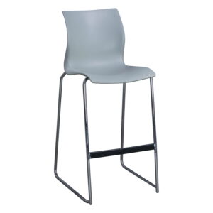 Teknion Nami Used Stool, Light Gray
