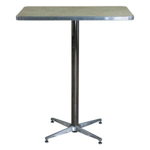 WCI Used 24x36 Inch Tall Laminate Cafe Table, Putty