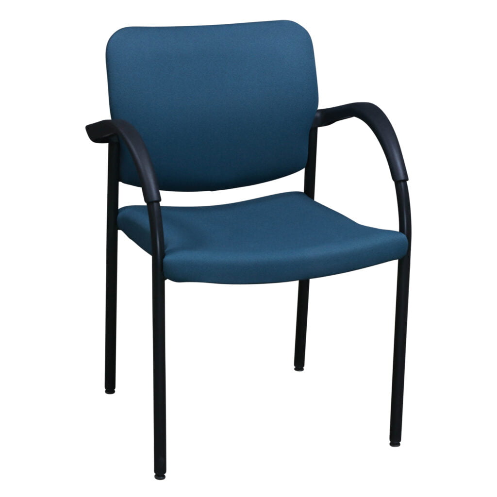 Allsteel Tolleson Used Stack Chair, Blue National Office Interiors