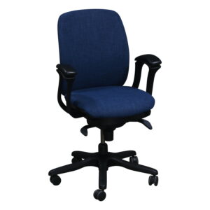 Teknion Amicus Synchro Used Conference Chair, Admiral Blue