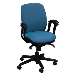 Teknion Amicus Synchro Used Conference Chair, Jewel Blue