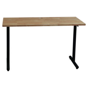 Used 24x48 Laminate Training Table with One Grommet Hole, Natural Maple