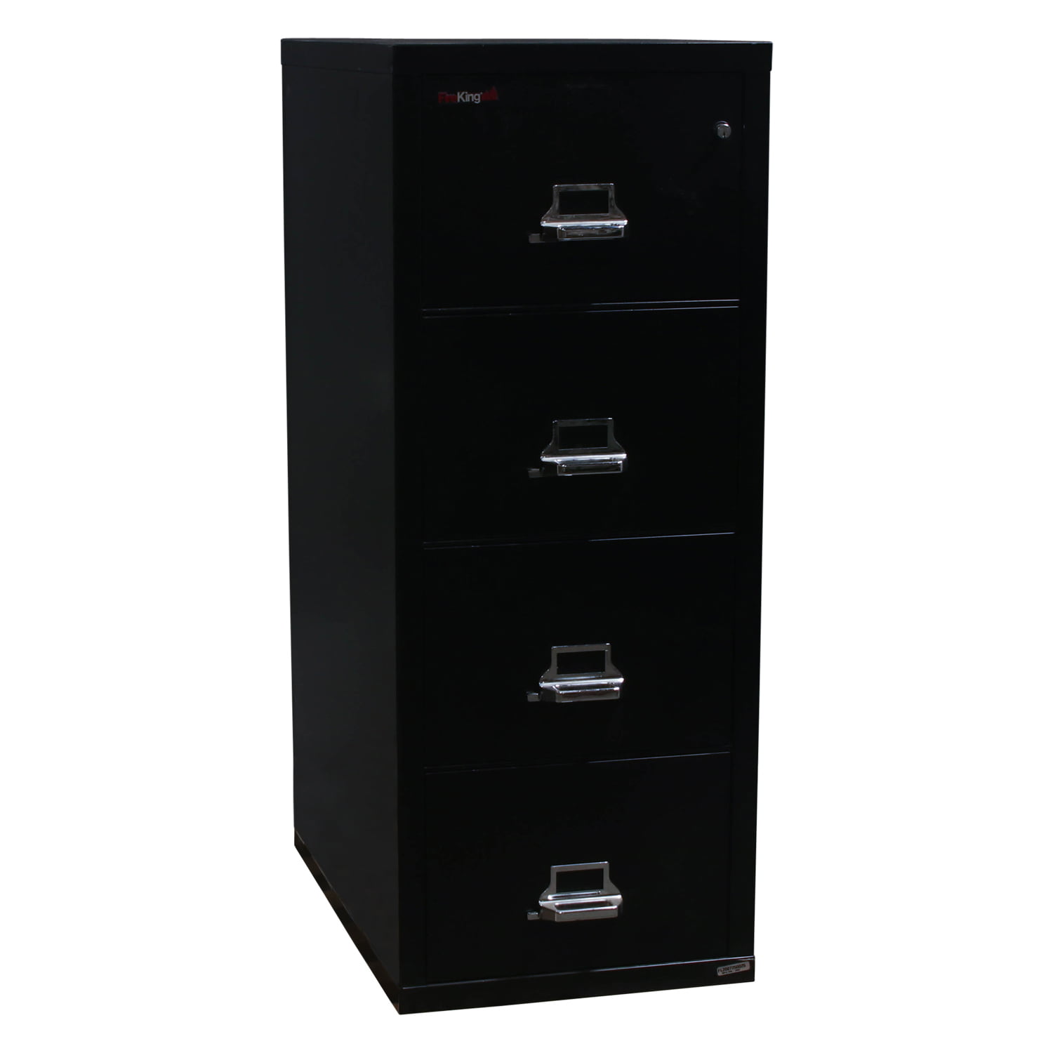 FireKing Used Legal Vertical File Cabinet, Black