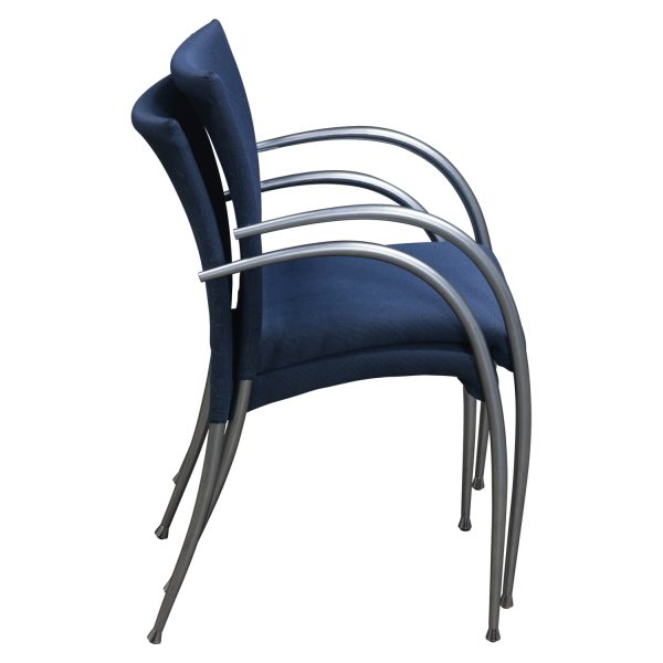 Used Epic Stacking Side Chair, Blue