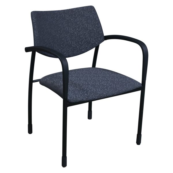 Gunlocke Molti Used Stacking Guest Chair, Gray Pattern