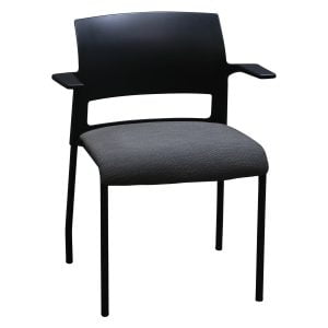 Steelcase Move Used Stack Chair, Charcoal