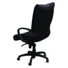 9to5 Seating Used High Back Leather Executive Chair, Black