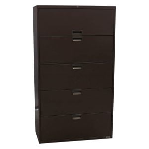 Steelcase 100 Series Used 5 Drawer Pewter