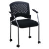 Used Stack Chair, Black