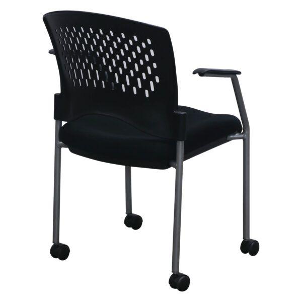 Used Stack Chair, Black