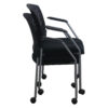 Used Stack Chair, Black