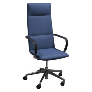 Allermuir Used Executive High Back Chair, Blue