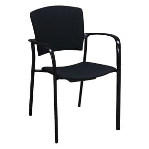 Steelcase Enea Used Stack Chair, Black