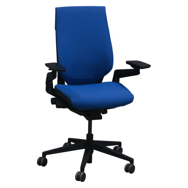 Steelcase Gesture Used Task Chair, Sapphire Blue