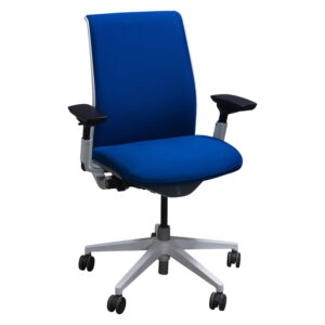 Steelcase Think V2 Used Mesh Task Chair, Blue