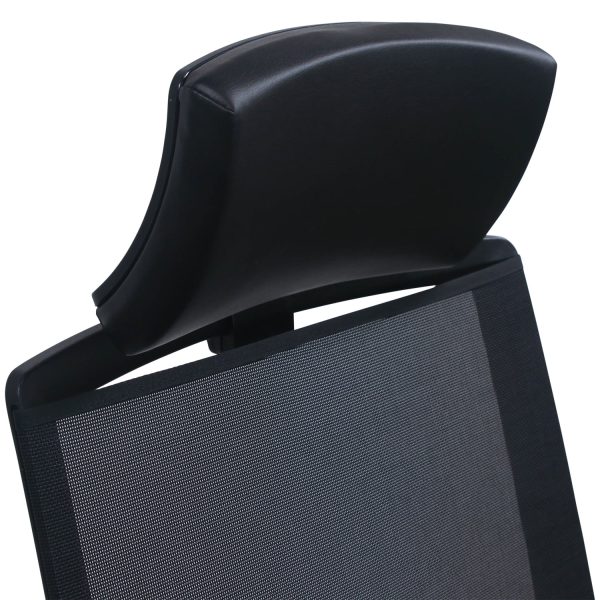 Gido Kodama Zeta Used Mesh Back Task Chair with Headrest, Black
