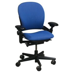 Steelcase Leap V1 Used Task Chair, Sapphire Blue