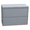 Haworth Used 2 Drawer Lateral File, Light Gray