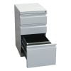 Haworth Used Box Box File Pedestal, Light Gray