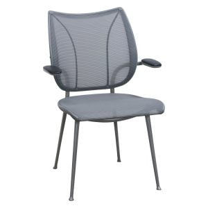 Humanscale Liberty Used Mesh Side Chair, Silver