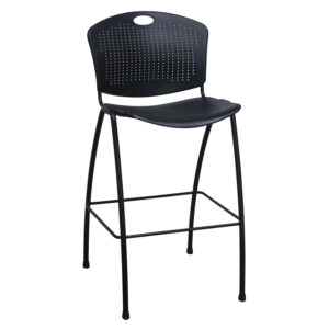 SitOnIt Anytime Used Guest Stool, Black