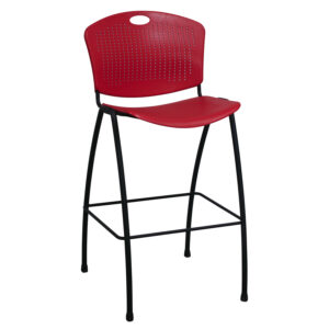 SitOnIt Anytime Used Guest Stool, Red