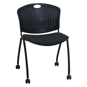 SitOnIt Anytime Used Mobile Guest Chair, Black Pattern